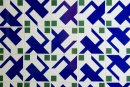 Painel de azulejos, Residência Sérgio Parada, 1999.. <em>Foto: Foto: Edgard César</em>